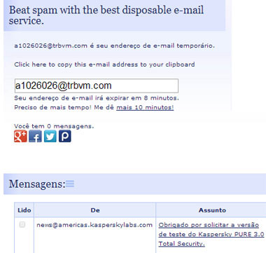 10minutemail